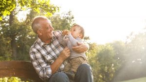 grandfather and grandson